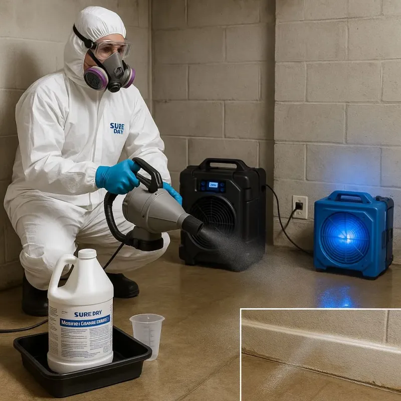 Sanitization and Odor Removal process in Bradford, RI