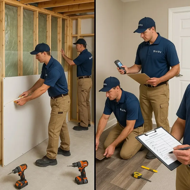 Repairs and Reconstruction process in Bradford, RI